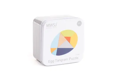 Obrázek produktu pro iWood Tangram vejce v plechovce, skládačka