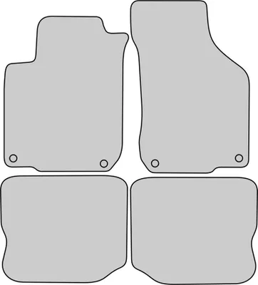 Produktbild von Luxus Fußmatten für VW Golf 4 Kombi Variant Bj. 1997-2003