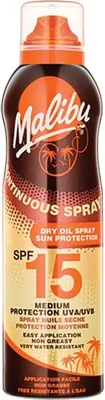 Zdjęcie produktu dla Malibu Lotion Spray Suchy Olejek W Aerozolu SPF15 175ml