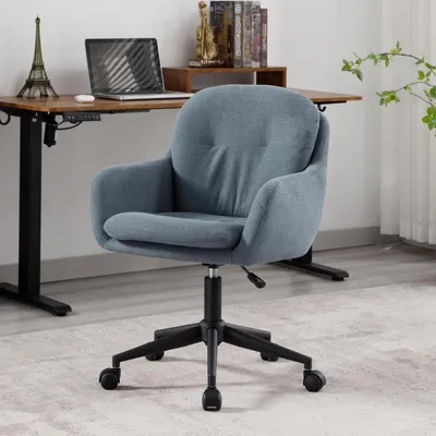 Obrázok produktu pre Kancelárska stolička - Ergonomický dizajn - Modrá farba