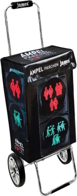 Obrázek produktu pro Nákupní vozík James - AMPELPAERCHEN - robustní nákupní vozík s individuálním designem - vícebarevný: barevné provedení: Chrome19
