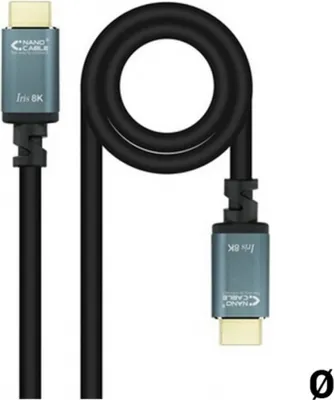 Produktbild von HDMI Kabel NANOCABLE 8K Ultra HD Schwarz