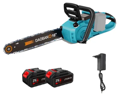 Produktbild von Kettensäge, leistungsstark 3500W, kabelloser Betrieb, EU-2 Batterie 1 Stecker