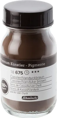 Produktbild von Schmincke 100ml Pigmente Cassler/Vandyckbraun Pigmente 18 675 055