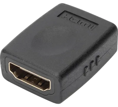 Produktbild von DIGITUS HDMI Adapter 4K, 3D fähig, Ethernet, schwarz
