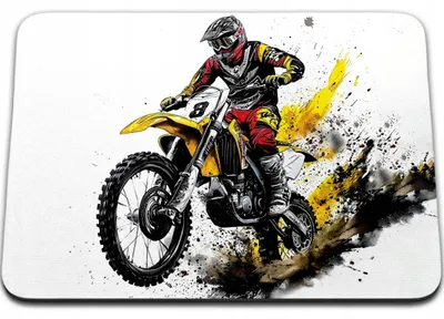 Zdjęcie produktu dla PODKŁADKA POD MYSZKĘ 24 x 20 - MOTOR MOTOCYKL MOTOCROSS