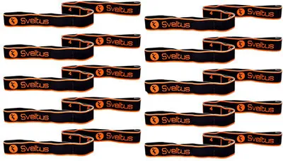 Image de 10 bandes élastiques Sveltus MULTI - noir