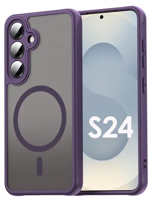Produktbild von Handyhülle für Samsung Galaxy S24 Matt Case Schutzhülle Kratzfest Passgenau Lila