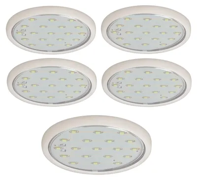 Obrázok produktu pre Sada nástenných svietidiel Paulmann LED 5x1,22 W, 12 VA, 230/12 V, 59 mm, biela/plast