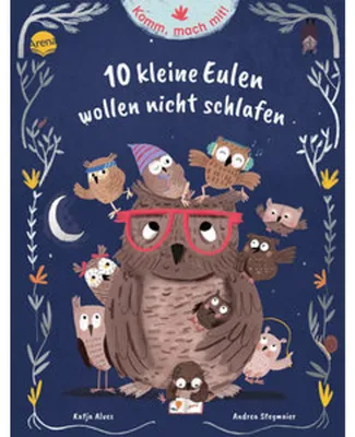 Produktbild von Komm, mach mit! 10 kleine Eulen wollen nicht schlafen