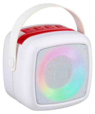Produktbild von Mini Karaoke Set - Karaoke Mikrofon Bluetooth - 2 Kabellose Mikrofone - Party Mikrofon mit Lichteffekt AUX und USB