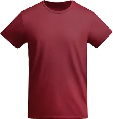 Immagine prodotto di Roly Eco CA6698 | T-shirt in Cotonelogico  Breda - Colore: Garnet Red 57 - Taglia: S