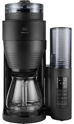 Zdjęcie produktu dla Ekspres przelewowy MELITTA Aromafresh Glass Pro 1030-01 z wbudowanym młynek, 10 filiżanek, 1130W, czarny