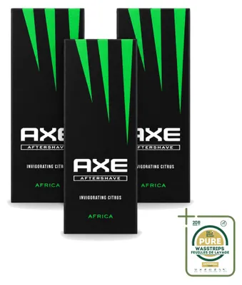 Image de 3 x Après-rasage Axe Africa - 100 ml - Lot de 3