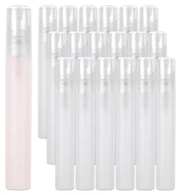 Produktbild von Parfumzerstäuber 60 Stück - Leere Sprühflasche 10 ml - Matt Kunststoff - Reisen - Reinigung - Gesicht - Sprühflasche