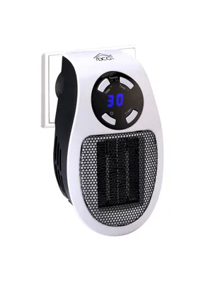 Image de DCG Eltronic PTC04 Chauffage électrique intérieur blanc 500 W Ventilateur de chauffage infrarouge