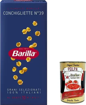 Produktbild von 10x Pasta Conchigliette Nr. 39 italienisch Nudeln 500 g pack + Italian gourmet polpa 400g