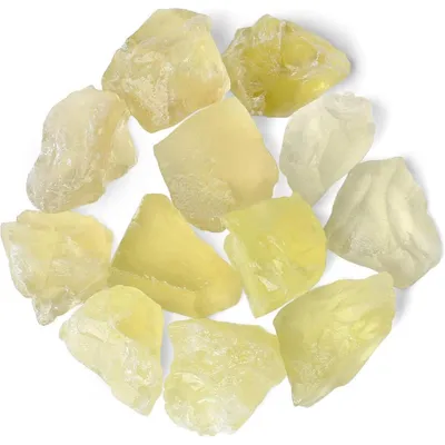 Produktbild von Citrin Rohsteine 200g Naturkristall Heilstein für Schmuck & Deko