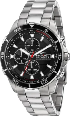 Produktbild von Sector Armbanduhr Herren Chronograph Edelstahl Fashion Uhr silber USE73643003