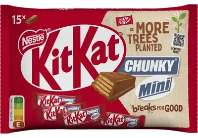 Immagine prodotto di KitKat Chunky Mini Milk Chocolate 250g – Deliziose barrette da condividere