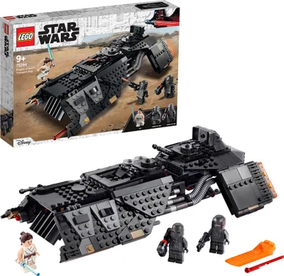 Produktbild von LEGO 75284 Star Wars Transportraumschiff der Ritter von Ren, Bauset mit Rey Minifigur