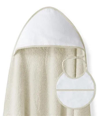 Immagine prodotto di Omgoods - Poncho da bagno per bambini con cappuccio, 100 x 100 cm, 100% cotone