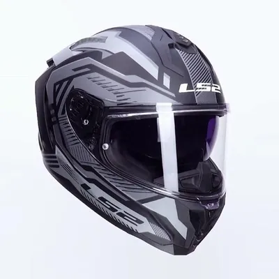 Produktbild von LS2 FF817 Challenger II Dravix Helm, grau, M (57/58)