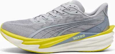 Produktbild von Puma Deviate NITRO 4 - Vibrant Silver-Lux Lime, Größe:10