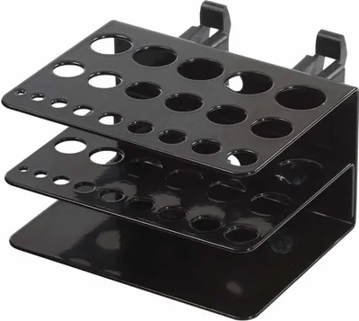 Obrázek produktu pro wolfcraft GmbH 6804000, Držák / stojan na perforované desky z tvrdého dřeva, Ocel, Černá, 1 kusů, Evropa, 80 mm