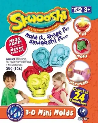 Produktbild von Skwooshi Sammeltüten Knetmasse TM Toys