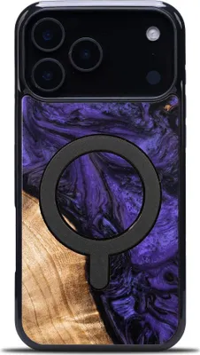 Immagine prodotto di Custodia in legno per iPhone 17 Pro Max, Bewood Unique Violet per MagSafe