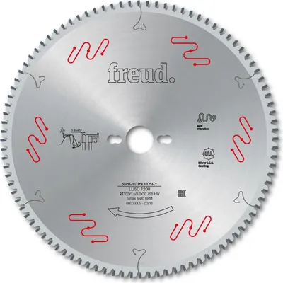 Image de Lame pour métaux non ferreux/PVC/Aluminium FREUD - Ø250 3,5/3 AL30 Z80 TP- - F03FS05295 -LU5D 0800