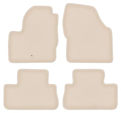 Produktbild von Velours-Fußmatten für Land Rover Freelander II 2006-2014 (SUV) – 4-tlg, Beige, passgenau – Wielganizator FORTUNA