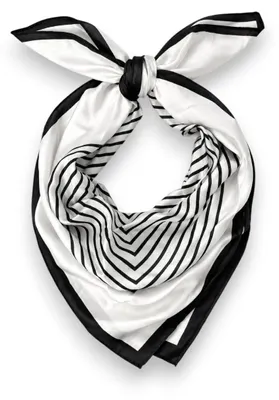 Produktbild von Damen Nickituch » Knotenhalstuch 70 x 70 cm » Halstuch & Damenschal » Crew‑Tuch weich & dünn » Stewardessen Hals Tuch: Motiv 7 Motiv: Motiv 7