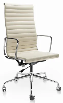 Productafbeelding van Bureaustoel - Ergonomische Stoel - Draaistoel - Kantoorstoel - Gamestoel - Ribbelpatroon Kunstleer