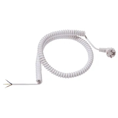 Produktbild von BACHMANN Wendelzultg. 3G1.5 0.5-2m, YMHY-J schwarz Schutzkontakt