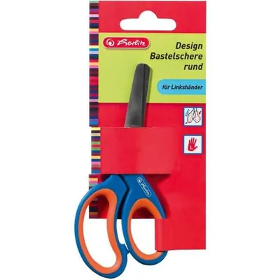 Produktbild von Herlitz Bastelschere    Design rund Linkshänder 1er