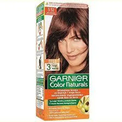 Zdjęcie produktu dla Farba do wosw Garnier Color Naturals Creme - 5.52 Mahoniowy Brz