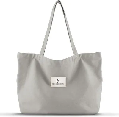Produktbild von Jute-Tasche mit Reißverschluss und Innentasche