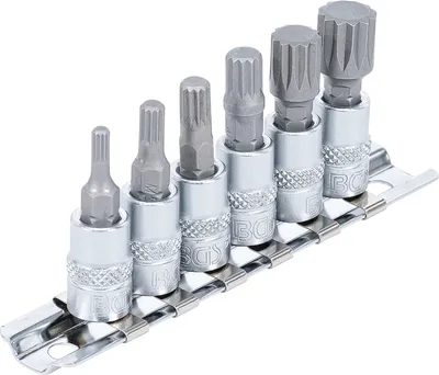 Produktbild von BGS 2162 Bit-Einsatz-Sortiment, Innenvielzahn, 6,3 (1/4), M4 - M12