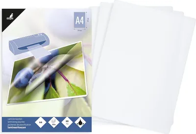 Produktbild von kangaro Laminierfolientasche DIN A4 glänzend 160 mic 100 Stück