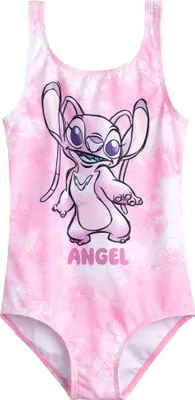 Produktbild von Lilo & Stitch - Badeanzug für Mädchen NS9555 (128) (Pink)