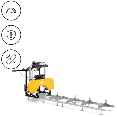 Obrázek produktu pro Expondo MSW pásová pila – 7 HP – 2800 ot./min – dráha 3 m