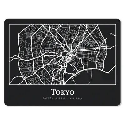 Produktbild von MuchoWow® Mauspad Mousepad Karte - Tokio - Stadtplan - Karte 23x19 cm - Mousepads - Maus Mat - Pad - Mausunterlage - Schreibtischunterlage - Mauspad