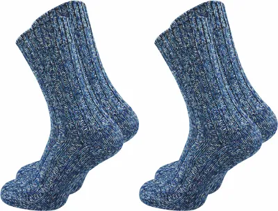 Produktbild von Gawilo  Norwegersocken Herren (2 Paar), Blau / 39 - 42