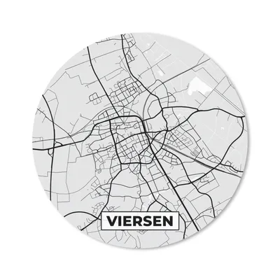Produktbild von MuchoWow® Mauspad Mousepad Karte - Viersen - Karte - Deutschland 30x30 cm - Mousepads - Maus Mat - Pad - Mausunterlage - Tischunterlage - Schreibtischmatten