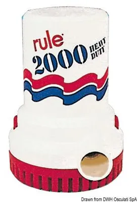 Produktbild von Rule 2000 Tauchpumpe 12 V 8.4 A - Osculati 16.115.60