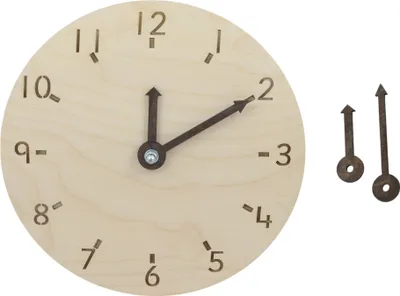 Produktbild von Lernuhr für Kinder, leicht, 27 cm, Spieluhr für die Schule, dunkle Farbe