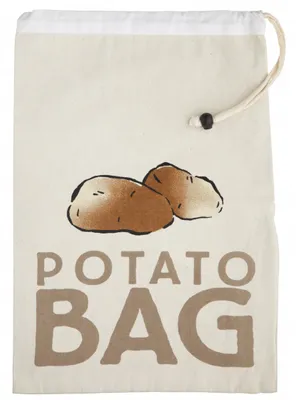 Produktbild von tasche Kartoffeln 26 x 38 cm Baumwolle beige