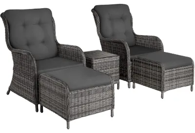 Produktbild von tectake® Aluminium Rattan Sitzgruppe Benissa für 2 bis 4 Personen